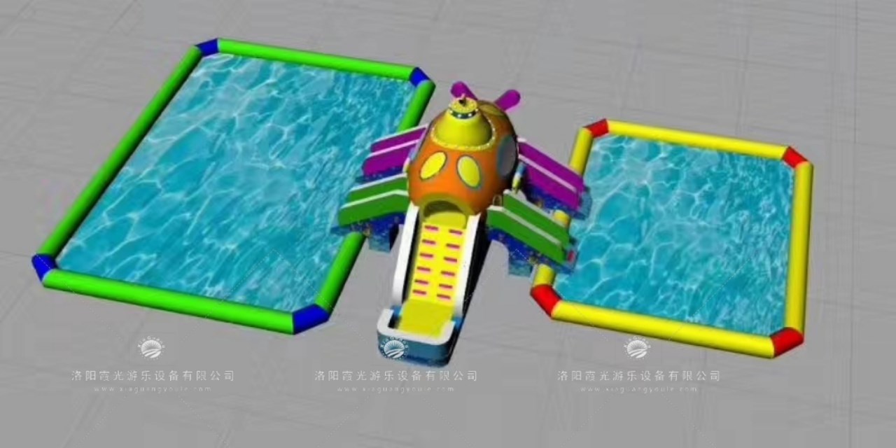 郊区深海潜艇儿童乐园充气游泳池